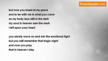 Melissa Devane - I cant stand to watch you cry