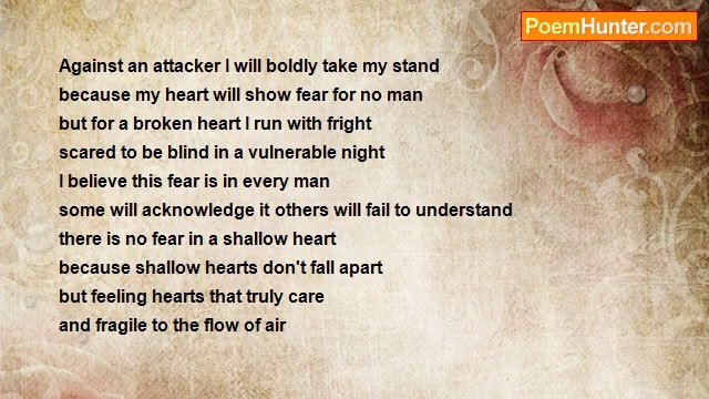 joshua reid - Giving my fears