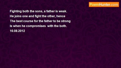 Rm.Shanmugam Chettiar. - The strength of the father