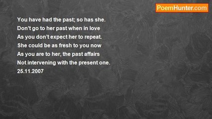 Rm.Shanmugam Chettiar. - Don’t probe the past.