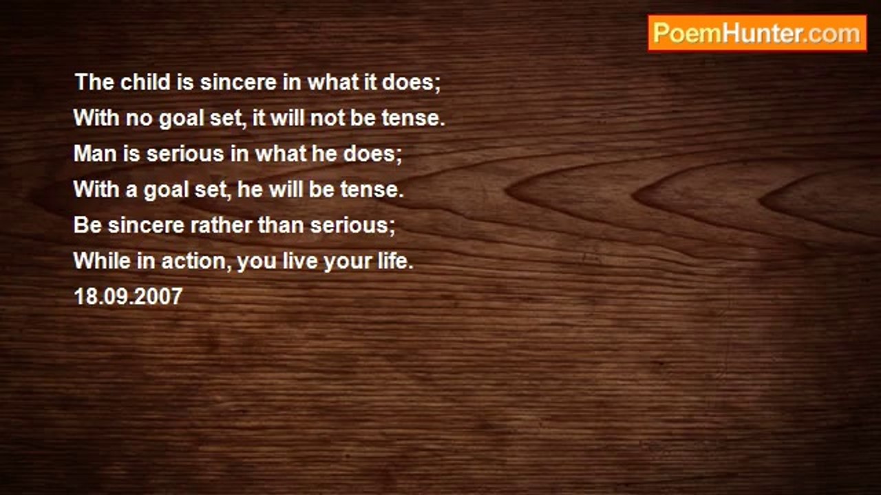 Rm.Shanmugam Chettiar. - Be sincere