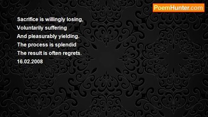 Rm.Shanmugam Chettiar. - The sacrifice