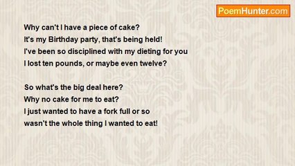 Linda Winchell - 'What, No Cake? '