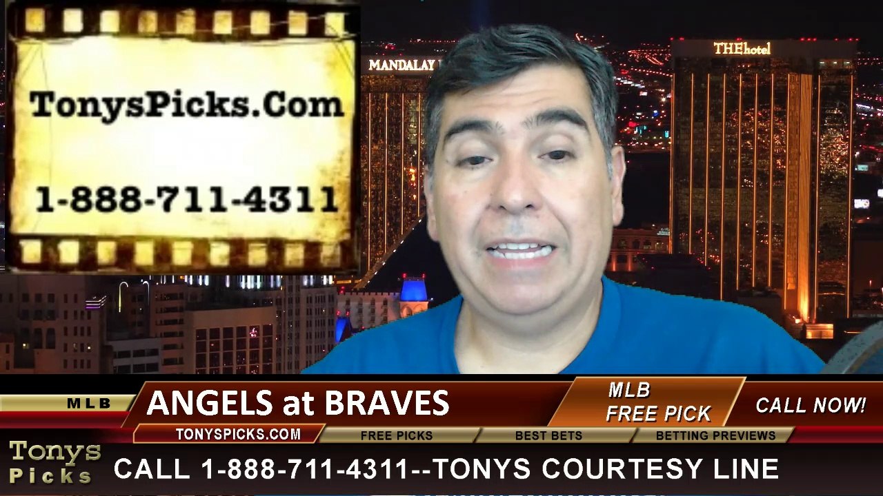 MLB Pick Atlanta Braves vs. LA Angels Odds Prediction Preview 6-15-2014