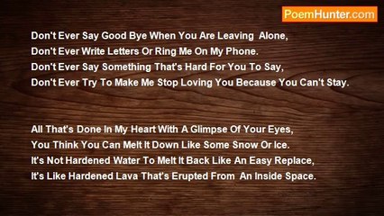 ROSH MOHAN.K - Dont Stay For My Love For You