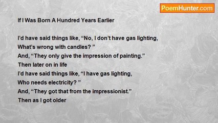 Dante' Camerlengo - If I Was Born a Hundred Years Earlier