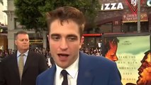 12.06.2014 The Rover LA premiere Robert Pattinson, Guy and David Interview with NTDTV Press Red Carpet