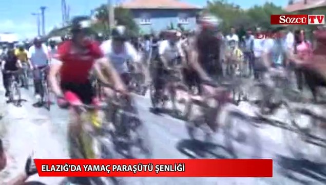 Elazığ'da yamaç paraşütü şenliği