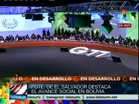 El Salvador comparte en cumbre de G77 que reconoce a indígenas