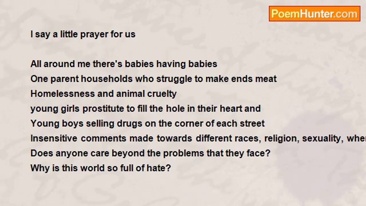 Marcquiese Burrell - I Say A Little Prayer For Us