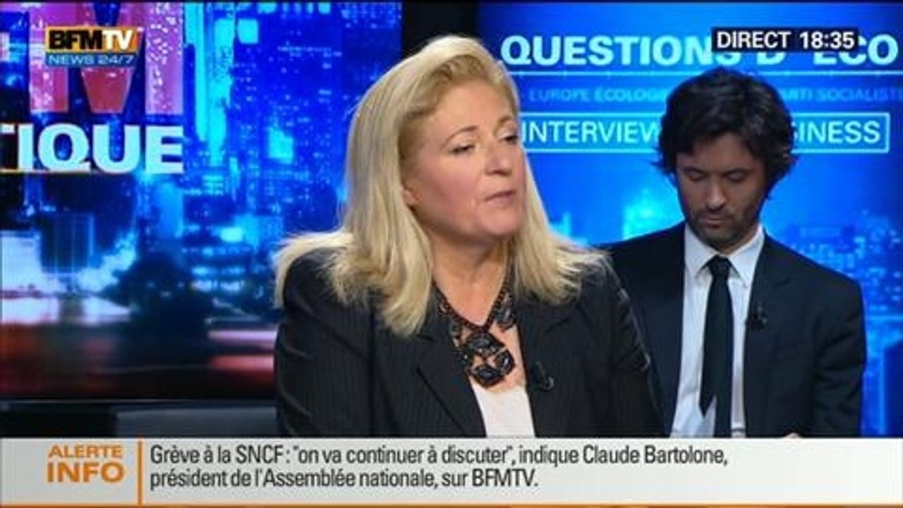 BFM Politique :  L'interview BFM Business, Claude Bartolone répond aux questions d'Hedwige Chevrillon - 15/06 2/5
