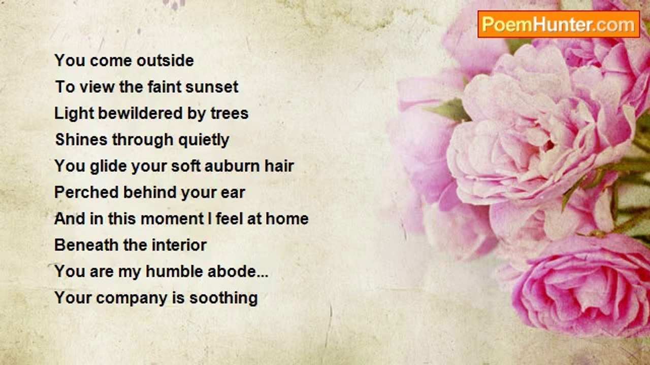 sarah honey - You are poetry...