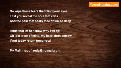 Raouf Reda - A Lover from the past!