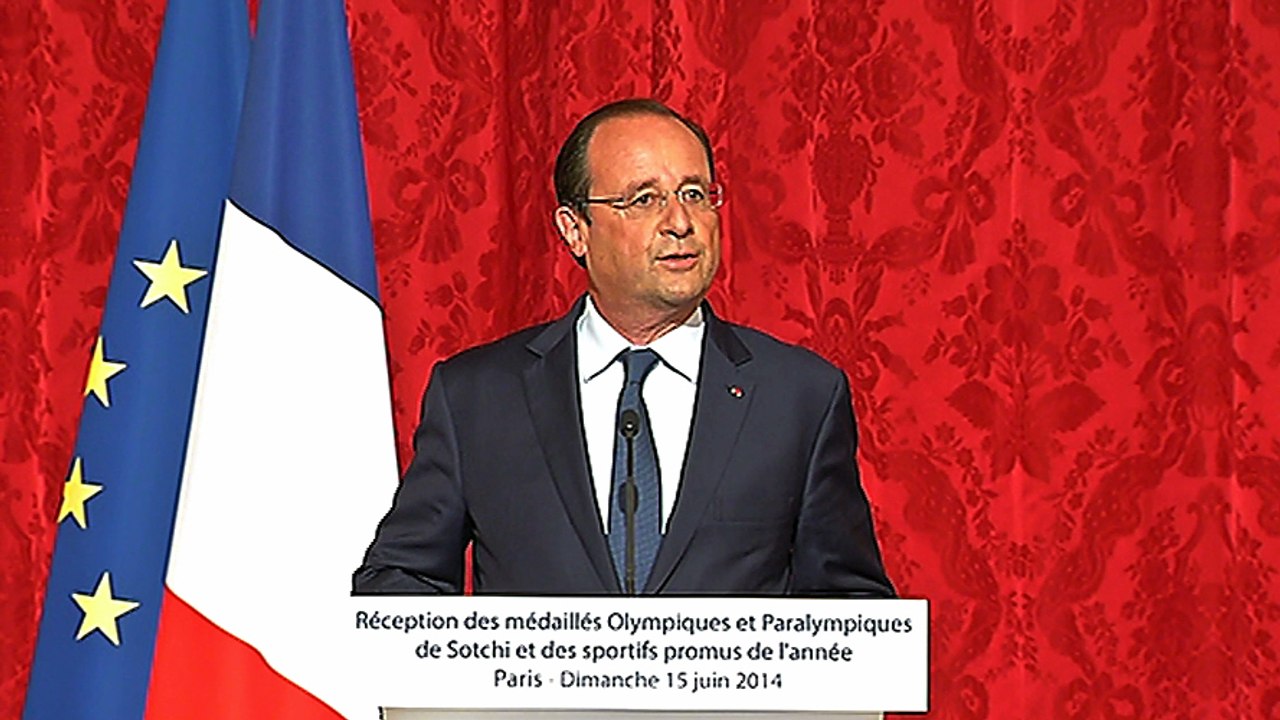 Cérémonie de remise de décorations aux médaillés des Jeux Olympiques et Paralympiques de Sotchi