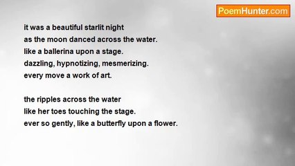 louis rams - Dancing Moon (not in poetic order)