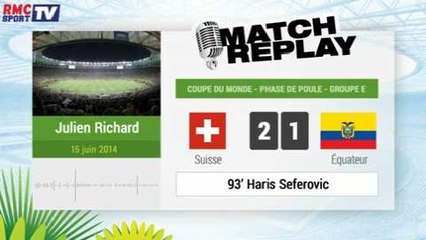 Suisse - Équateur : Le Match Replay avec le son RMC Sport !