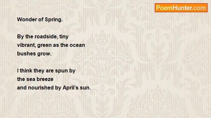 oskar hansen - wonder of spring