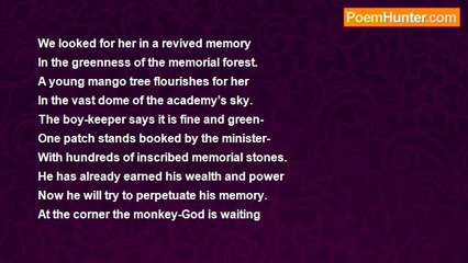 Jagannath rao Adukuri - At the memorial forest for the departed