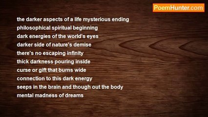 Inner Projection - darker aspects of life