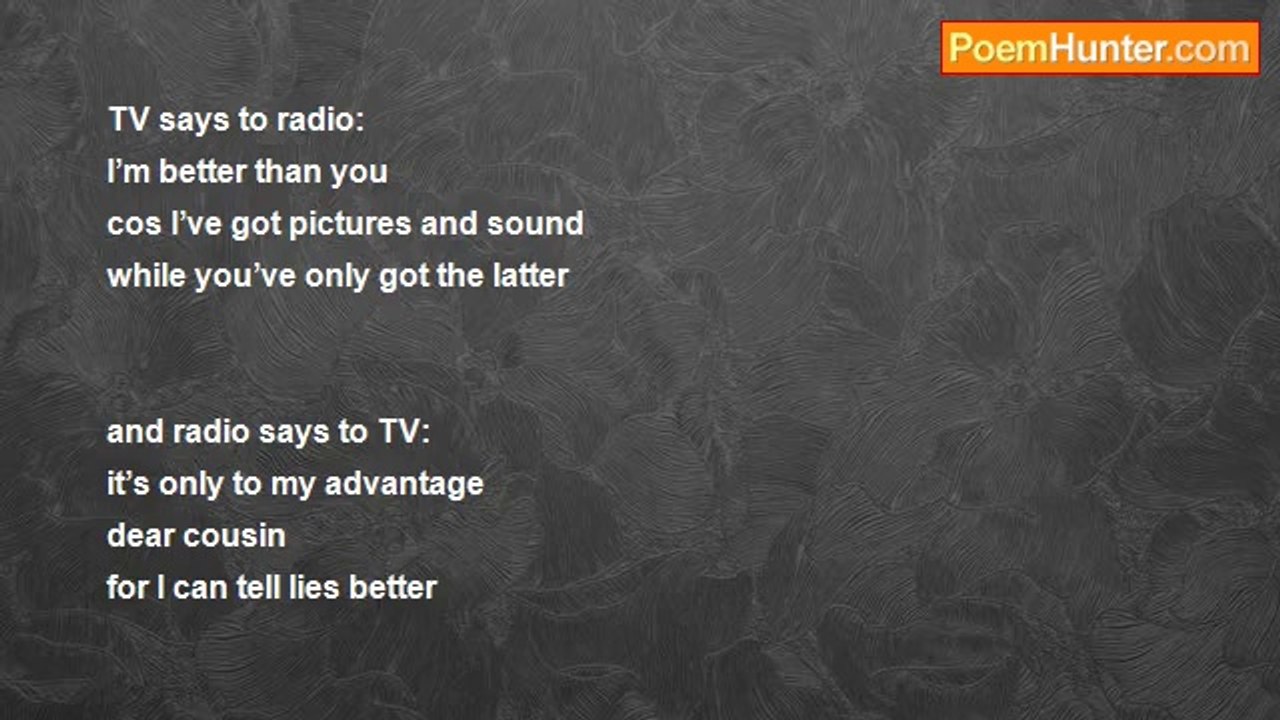 Raj Arumugam - raj arumugam nonsense verse 9:  TV and radio