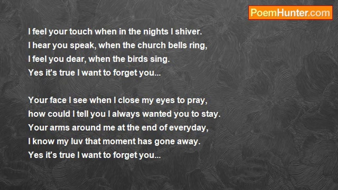 Anubhav Sharma - Yes It's True I want to Forget...
