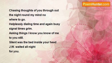 Is It Poetry - I Called You