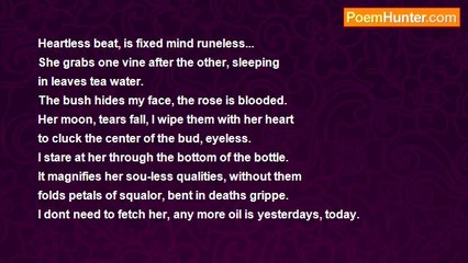 Is It Poetry - Yes, she plays a haunting, on maleness