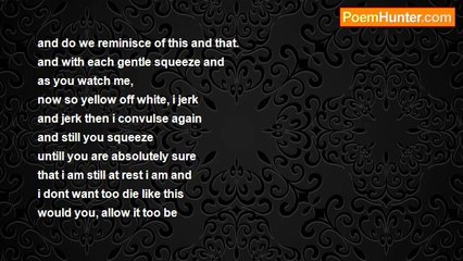 Is It Poetry - i want too die a simple death