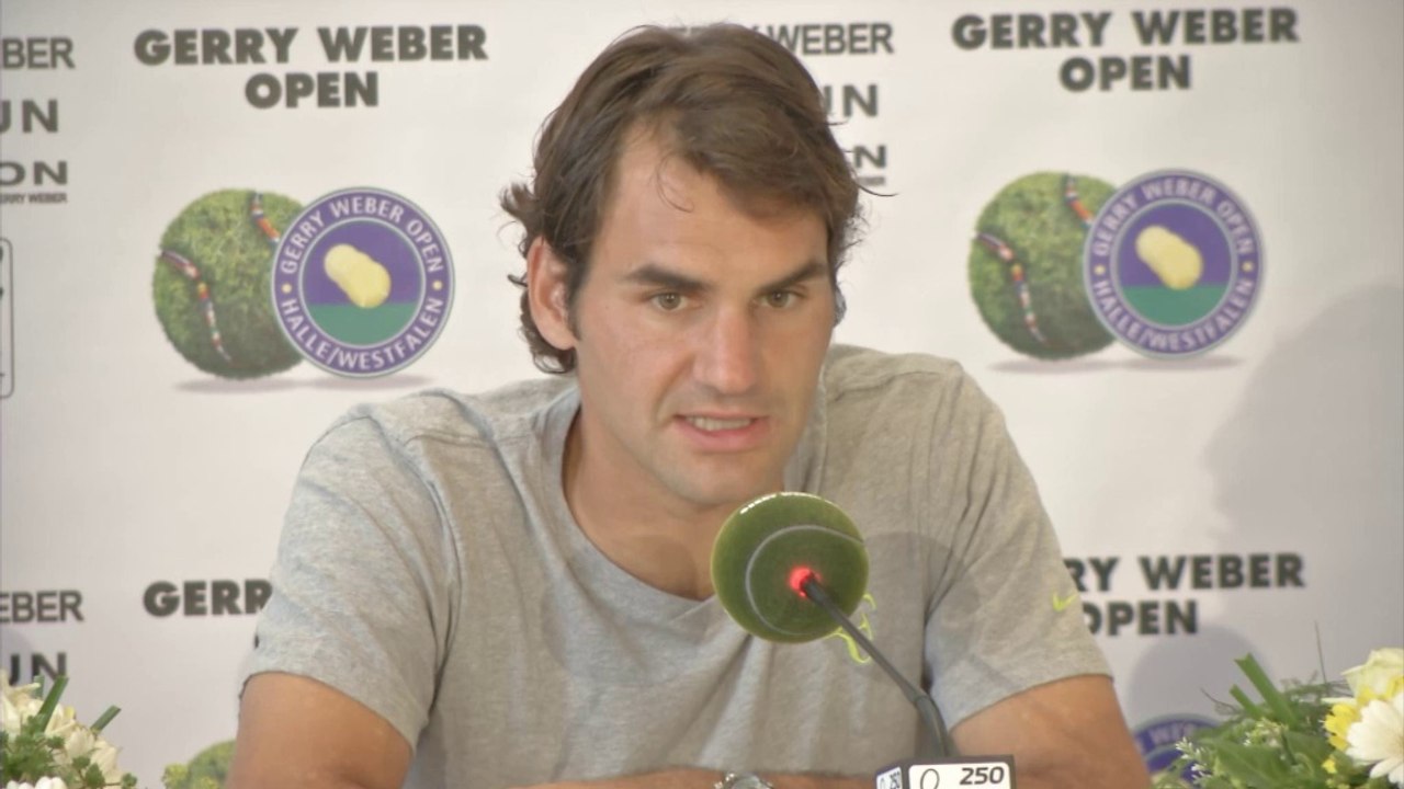 Halle: Federer nach Final-Sieg: 'Noch besser servieren!'