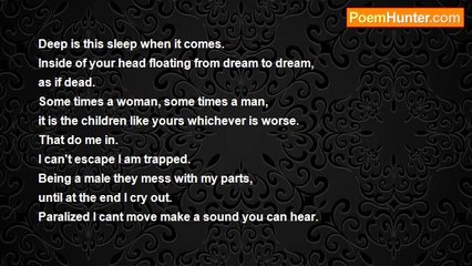 Is It Poetry - On Top Of Me A Dead Body Climbs