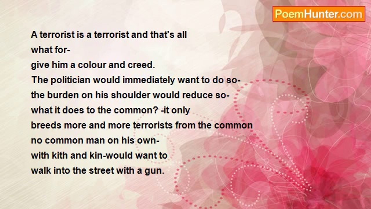 Samanyan Lakshminarayanan - TERRORIST