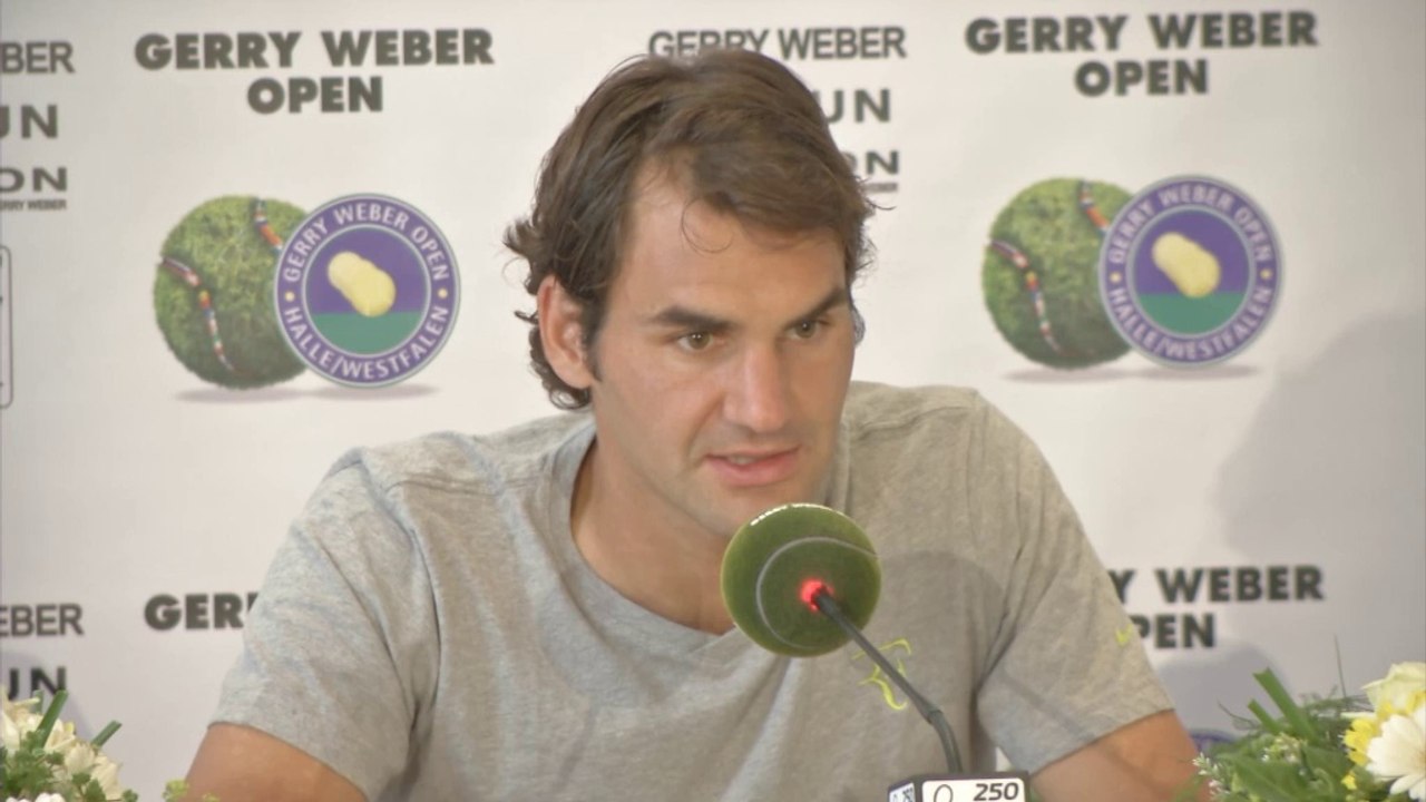 Halle: Federer rechnet mit Nadal in Wimbledon