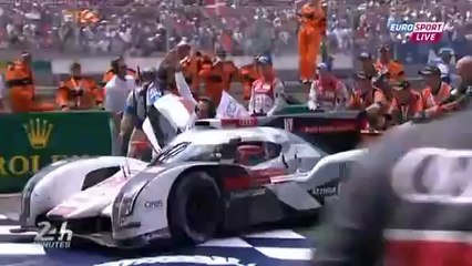 24 H Le Mans 2014 - Awards ceremony + Interviews after race