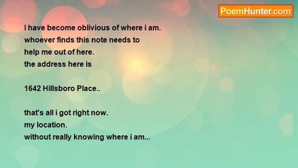 LOST PRINCESS - All I Know....(beginning of another story for me)