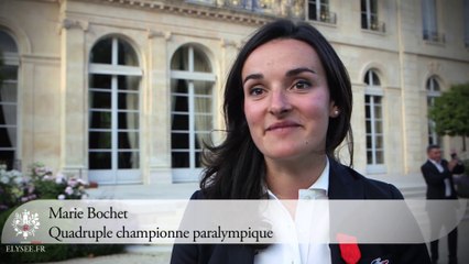 Marie Bochet, Martin Fourcade et Nicolas Peifer : les sportifs décorés témoignent