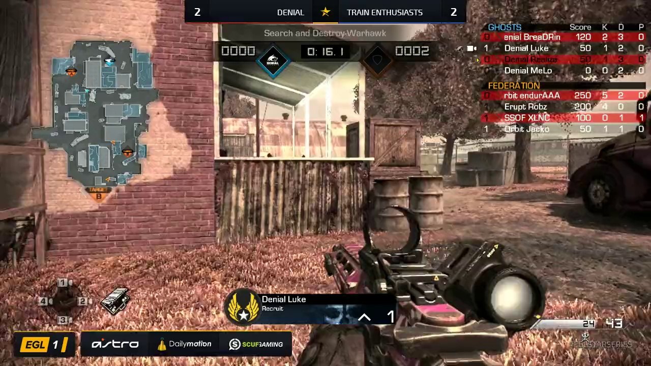 EGL SS : Denial vs Train Enthusiasts : Round 3 - Map 5