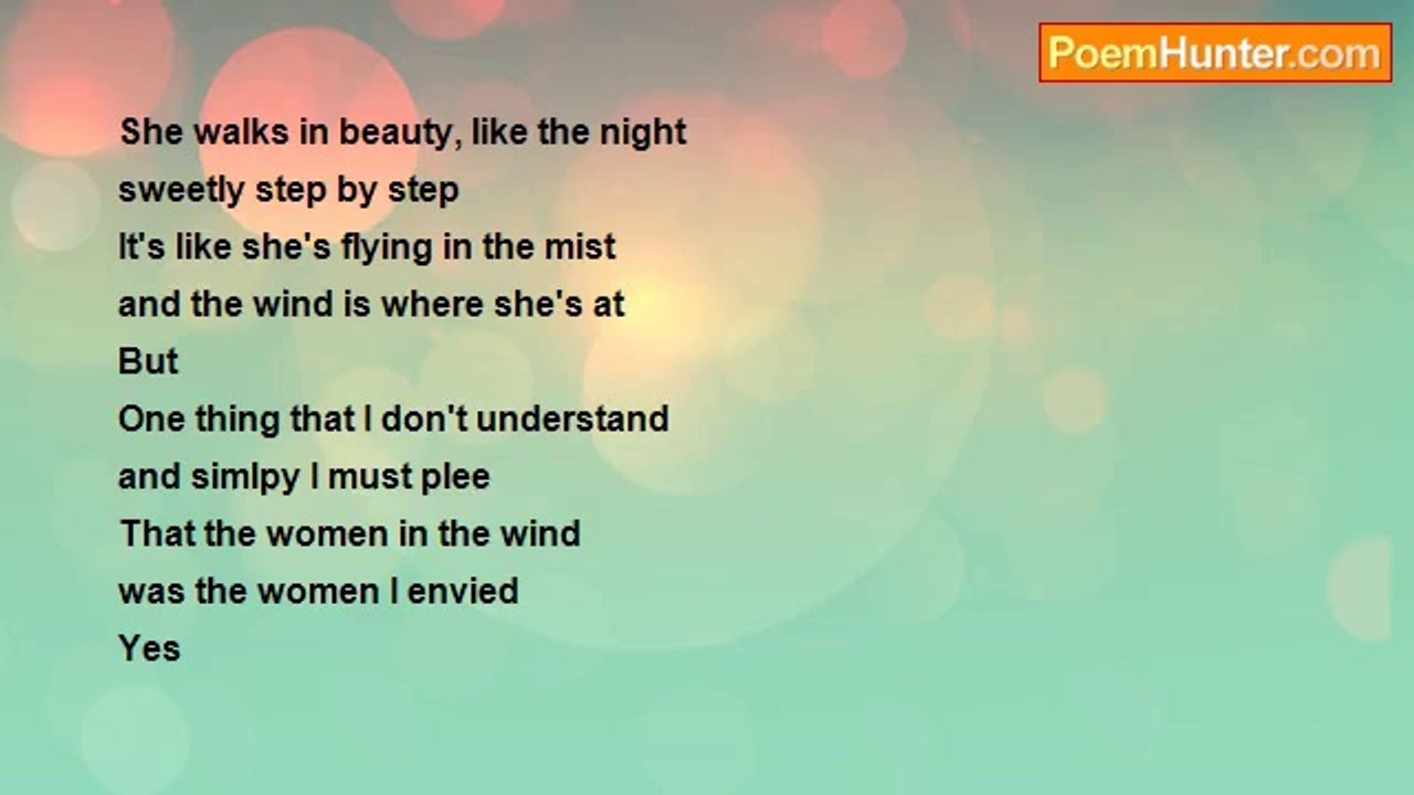 Shyreona Bullock - She walks in beauty, like the night