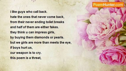 Farangiz Secret - i like guys who call back.