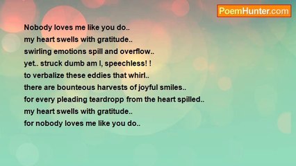 V.. F.. - 900.  Nobody loves me like you do...