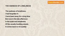 Shalom Freedman - The Sadness Of Loneliness