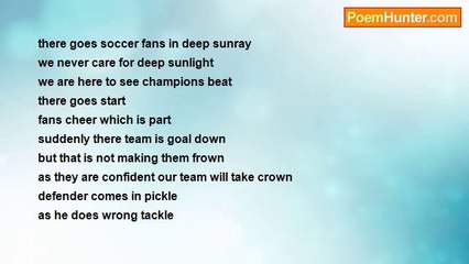 rohan bendre - soccer match