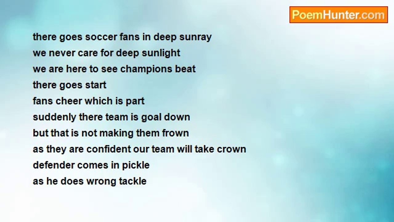 rohan bendre - soccer match