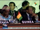 Presidente de Gabón felicita al G77 China por sus logros en economía