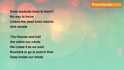 Sasivellat Menon - The Heaven & The Hell