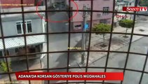 ADANA'DA KORSAN GÖSTERİYE POLİS MÜDAHALES