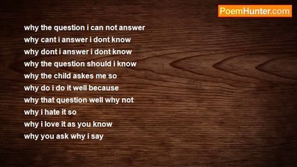 john mc cudden - Why O Why
