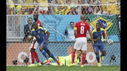 Suiza gana en alargue a Ecuador