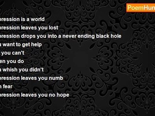 Aleksandra Lachut - Depression is a world