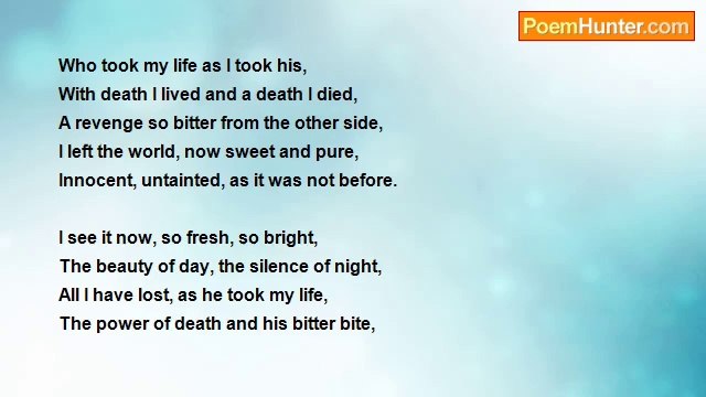 Hannah Barnes - Death of a Perpetrator