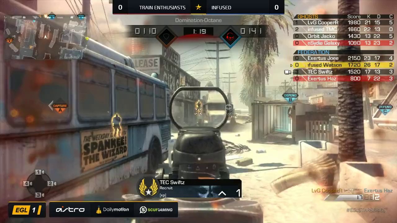 EGL SS : Infused vs Train Enthusiasts : Round 6 - Map 1